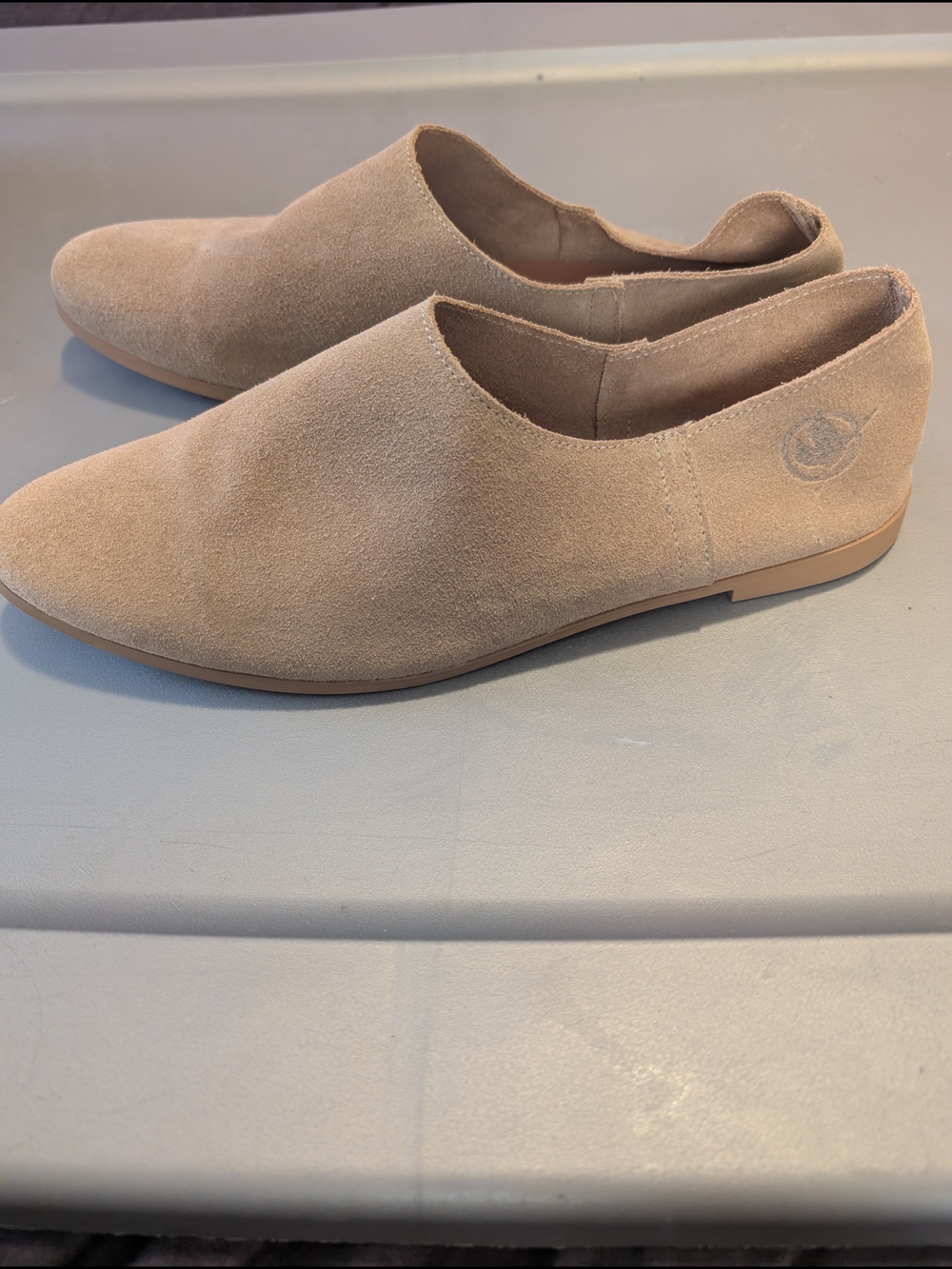 Kîkü Tan Suede Slip On Glove Flats Loafers EU 42 US Women 11 US Men 9 UK 8